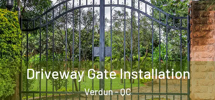 Driveway Gate Installation Verdun - QC