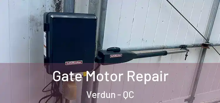 Gate Motor Repair Verdun - QC